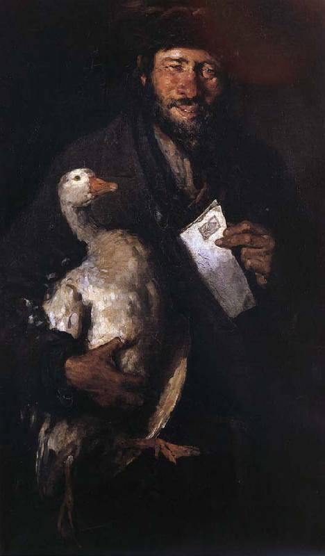 Nicolae Grigorescu Jew with a Goose